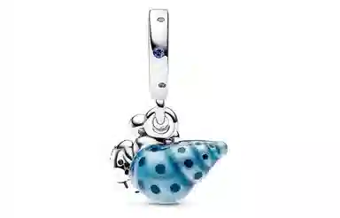 Pandora Hermit Crab Pendant Blue