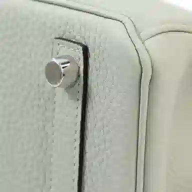 HERMES Birkin 25 Togo 0W Gris Neve