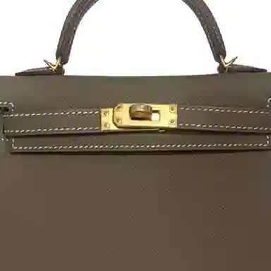 HERMES Mini Kelly Epsom 18 Etoupe