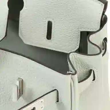 HERMES Birkin 25 Togo 0W Gris Neve