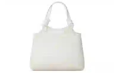CHARLESKEITH PU ckTote WhiteMultiSand
