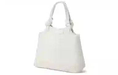 CHARLESKEITH PU ckTote WhiteMultiSand