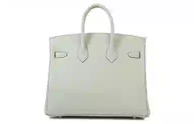 HERMES Birkin 25 Togo 0W Gris Neve