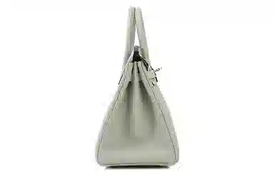 HERMES Birkin 25 Togo 0W Gris Neve