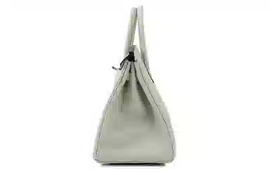 HERMES Birkin 25 Togo 0W Gris Neve