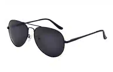 亖觉 双梁镜蛤蟆镜防紫外线偏光椭圆框 飞行员式 太阳眼镜 男女同款情侣款 金框/黑框 渐变片