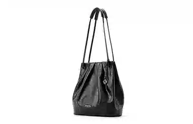 FION Shell Bag Medium Black
