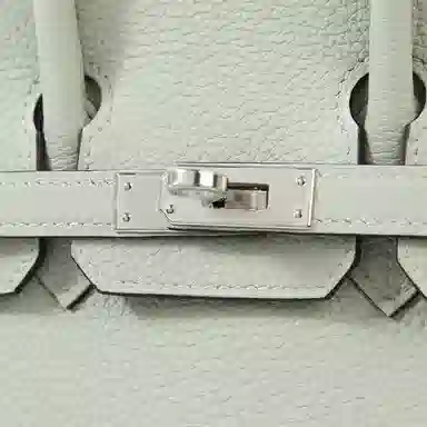 HERMES Birkin 25 Togo 0W Gris Neve