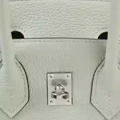 HERMES Birkin 25 Togo 0W Gris Neve