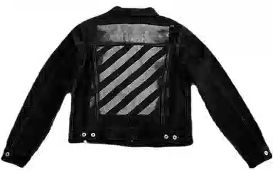 OFF-WHITE Denim Jacket Black