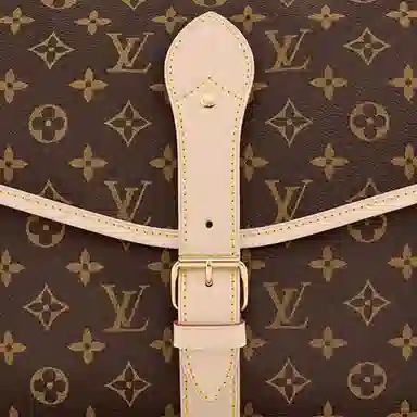 Louis Vuitton Monogram Carved Hunting Bag Brown