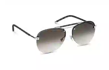 Louis Vuitton Aviator Sunglasses Silver