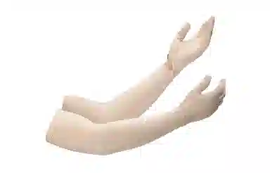 白卷 夏季防晒冰袖防晒防紫外线 防晒袖 女款