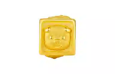 周六福 转运珠兔子手绳 三合生肖红绳本命年 足金 按克计价 黄金手链 男女同款情侣款