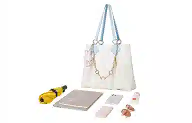 Miffy Tote Bag White Blue