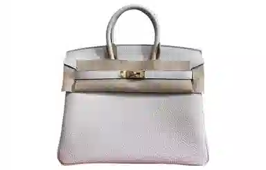 HERMES Birkin 25 Togo M4 Gris Pale