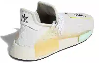 Pharrell Williams x adidas NMD Hu White Yellow
