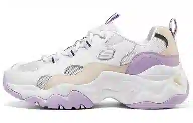 Skechers D'LITES 3.0 White Purple
