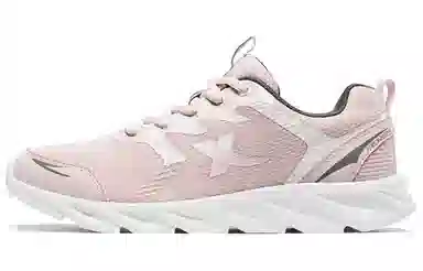 特步 刀锋 舒适轻便透气 低帮 运动休闲鞋 女款 粉红