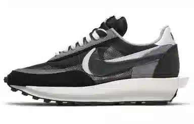 Sacai x Nike Waffle Low Black White