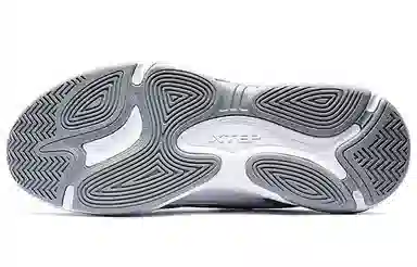 特步 低帮 运动休闲鞋 男款 白灰