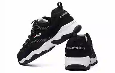 Mihara x Fila Low Sneakers Black