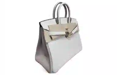 HERMES Birkin 25 Togo M4 Gris Pale