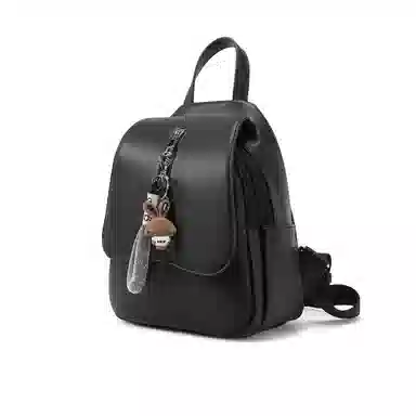 稻草人 时尚百搭通勤休闲 聚氨酯 书包背包双肩包 女款 米白配啡