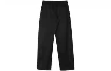 速写 纯色中腰宽松休闲裤 男款 黑色