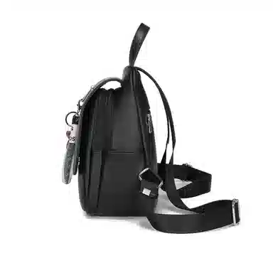 稻草人 时尚百搭通勤休闲 聚氨酯 书包背包双肩包 女款 米白配啡