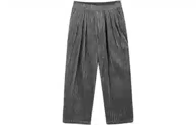 速写 纯色直筒长款休闲裤 男款