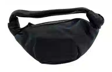 Bottega Veneta Knot Double Mini Shoulder Bag Black