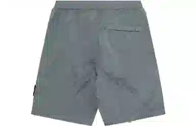 Stone Island SS23 Nylon Logo Shorts Sky Blue