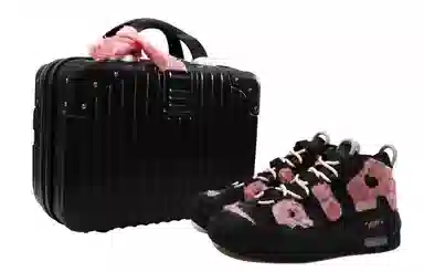 Nike Air More Uptempo GS Black Pink