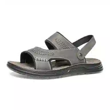 法派 超纤皮 潮流舒适百搭透气轻便 沙滩凉鞋 男款