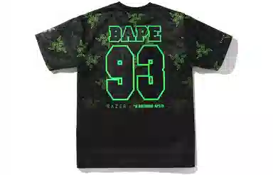 BAPE x Razer Neon Camo Team Tee