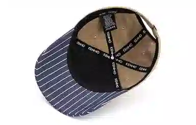 肯默 兔子条纹 街头嘻哈 鸭舌帽 男女同款情侣款