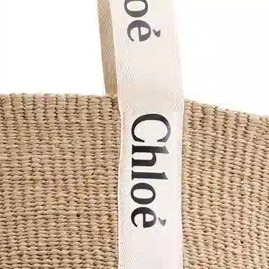 Chloe Woody Logo Tote