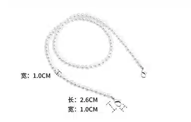 匠心手工坊 防磨损保护防压痕垫片珍珠 其他 包带 女款 黑色