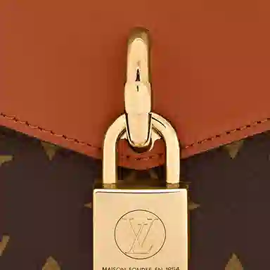 Louis Vuitton Padlock On Strap Caramel