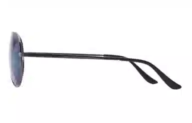 亖觉 双梁镜蛤蟆镜防紫外线偏光椭圆框 飞行员式 太阳眼镜 男女同款情侣款 金框/黑框 渐变片