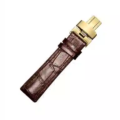 十瑞不怕水不怕汗橡胶真皮手表带男 适用于浪琴积家万国欧米茄天梭肖邦女美度男真皮牛皮手表带通用款男女
