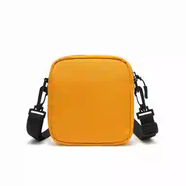 稻草人 新款休闲百搭潮流轻便运动 织物 单肩包斜挎包 常规 男女同款情侣款 黑色