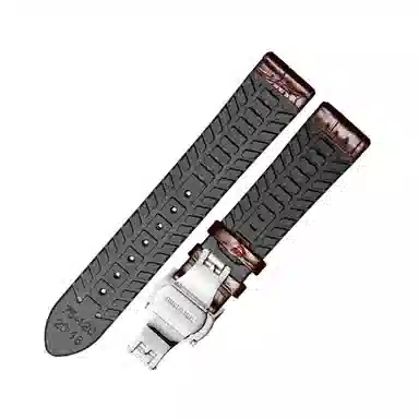 十瑞不怕水不怕汗橡胶真皮手表带男 适用于浪琴积家万国欧米茄天梭肖邦女美度男真皮牛皮手表带通用款男女