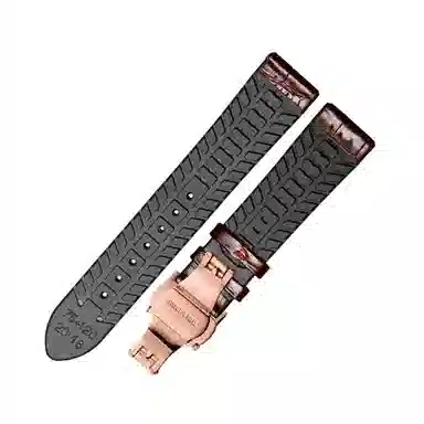 十瑞不怕水不怕汗橡胶真皮手表带男 适用于浪琴积家万国欧米茄天梭肖邦女美度男真皮牛皮手表带通用款男女