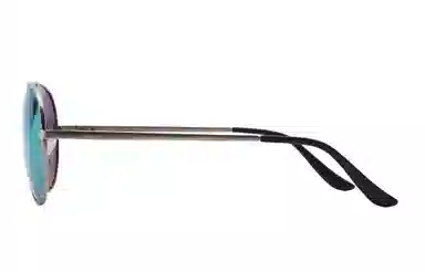 亖觉 双梁镜蛤蟆镜防紫外线偏光椭圆框 飞行员式 太阳眼镜 男女同款情侣款 金框/黑框 渐变片