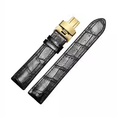 十瑞不怕水不怕汗橡胶真皮手表带男 适用于浪琴积家万国欧米茄天梭肖邦女美度男真皮牛皮手表带通用款男女