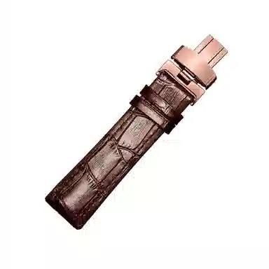 十瑞不怕水不怕汗橡胶真皮手表带男 适用于浪琴积家万国欧米茄天梭肖邦女美度男真皮牛皮手表带通用款男女