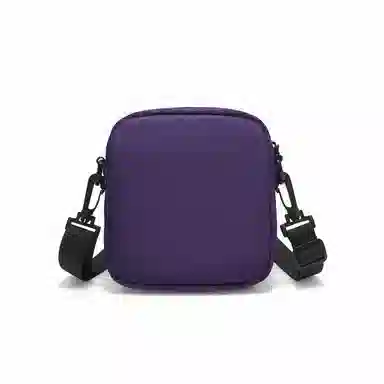 稻草人 新款休闲百搭潮流轻便运动 织物 单肩包斜挎包 常规 男女同款情侣款 黑色