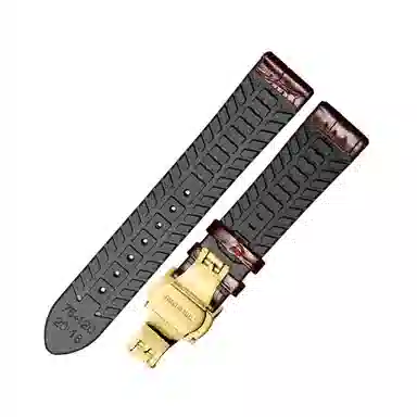 十瑞不怕水不怕汗橡胶真皮手表带男 适用于浪琴积家万国欧米茄天梭肖邦女美度男真皮牛皮手表带通用款男女